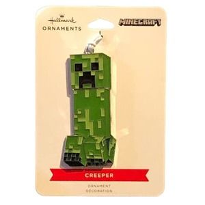 Creeper-MINECRAFT Hallmark Enamel Ornament~~NWT